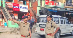 आगामी लोकसभा निर्वाचन दृष्टिगत पुलिस अधीक्षक चमोली द्वारा किया गया दूरस्थ बैरियर पाण्डुवाखाल का भौतिक निरीक्षण।