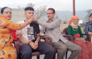 चमोली के कुंड डूंगरा, स्वर्का, का प्रशांत बना सैन्य अधिकारी