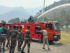 फायर सर्विस ने युद्धाभ्यास कर रहे वायु सेना व आर्मी के साथ की डेमो ड्रिल