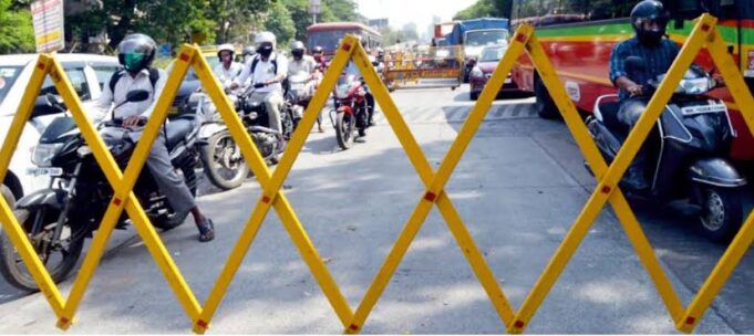 16 अप्रैल से 19 अप्रैल तक जिले की सीमाओं की रहेगी नाकेबंदी।