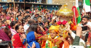 गोपीनाथ मंदिर से ग्रीष्मकालीन प्रवास के लिये रवाना हुई भगवान रुद्रनाथ की उत्सव डोली