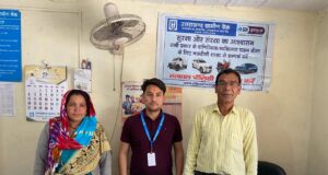 उत्तराखण्ड ग्रामीण बैंक हेलंग ने खाता धारक के नामिती को दिया 10लाख का चैक