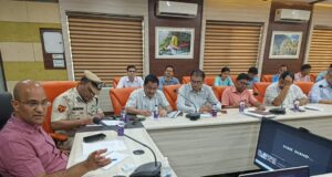 आगामी मानसून को लेकर आपदा सचिव ने ली तैयारी बैठक