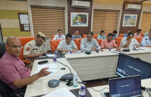 आगामी मानसून को लेकर आपदा सचिव ने ली तैयारी बैठक