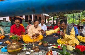 बदरीनाथ विधायक ने मॉ इंद्रामति मंदिर निर्माण का किया शिलान्यास