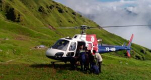रुद्रनाथ के बुग्यालों में क्यो उतरा हेलीकॉप्टर देखिये क्या है मामला