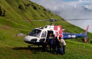 रुद्रनाथ के बुग्यालों में क्यो उतरा हेलीकॉप्टर देखिये क्या है मामला