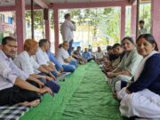 गौचर नगर की विभिन्न समस्याओं के समाधान के लिये क्रमिक अनशन शुरू