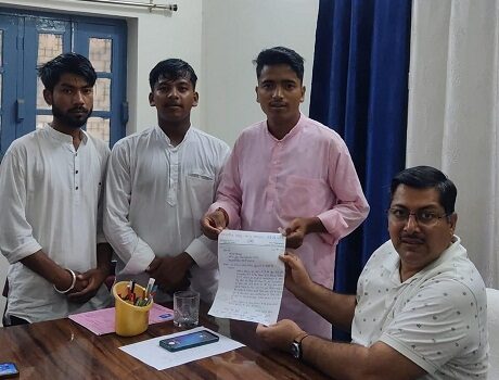 NSUI ने 12वीं कक्षा में बैक पेपर परीक्षा उतीर्ण छात्रों को प्रवेश के लिए पोर्टल खुलवाने की रखी मांग
