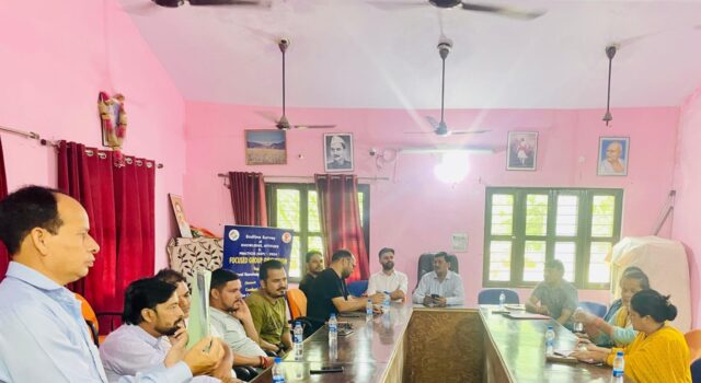मतदान प्रतिशत बढाये जाने को लेकर जागरूकता अभियान