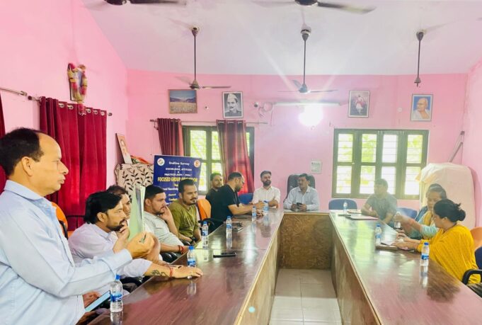 मतदान प्रतिशत बढाये जाने को लेकर जागरूकता अभियान