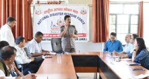 एनडीआरएफ के प्रशिक्षकों ने जिला स्तरीय अधिकारियों को दिया आईआरएस का दो दिवसीय प्रशिक्षण