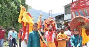 पारम्परिक लोकगीतों के संग बंड के ग्रामीण मां नंदा को कर रहे हैं विदा…