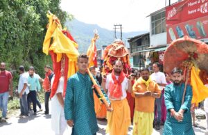 पारम्परिक लोकगीतों के संग बंड के ग्रामीण मां नंदा को कर रहे हैं विदा…