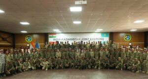 औली में चल रहे भारत-कजाकिस्तान संयुक्त सैन्य अभ्यास काजिंद-2024 आज संपन्न हुआ।