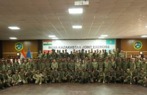 औली में चल रहे भारत-कजाकिस्तान संयुक्त सैन्य अभ्यास काजिंद-2024 आज संपन्न हुआ।