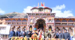 उतराखण्ड राज्यपाल पहुँचे बद्रीनाथ धाम, मास्टरप्लान के कार्यो पर जताई खुशी