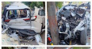 भीषण सड़क हादसा,ट्रक की टक्कर से उड़े इनोवा के परखच्चे,6 लोगों की मौत।