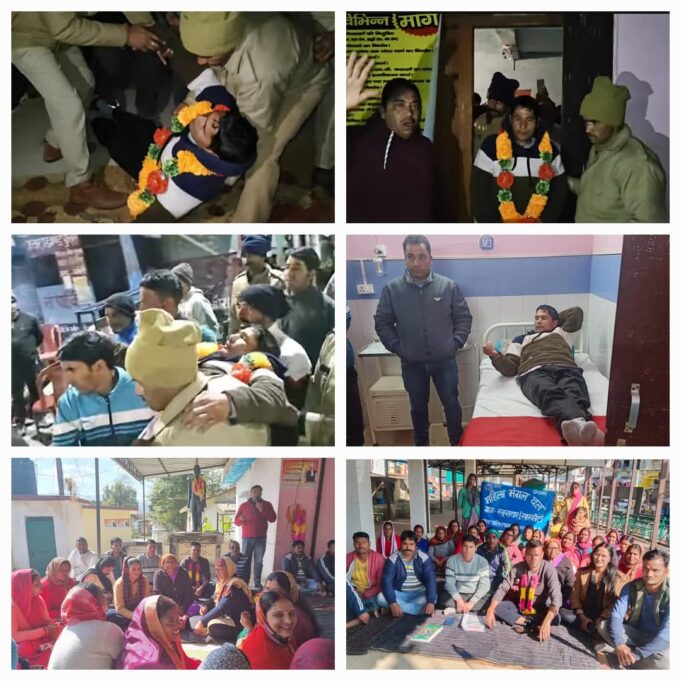 6 दिन बाद भूख हड़ताल से उठाए गये अनशनकारी