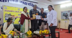 स्थापना दिवस पर आंदोलनकारियों को किया सम्मानित