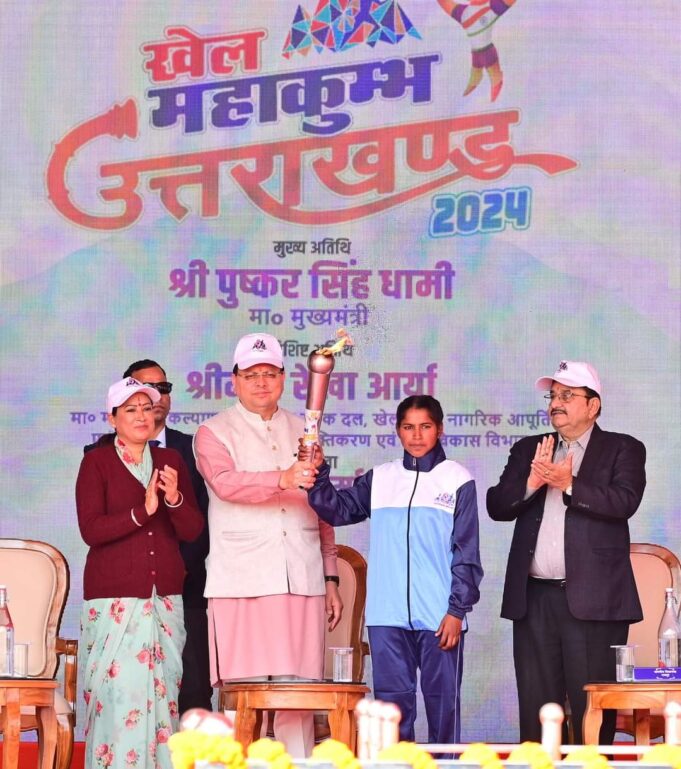 खेल महाकुंभ के पदक विजेता खिलाड़ियों को भी सीधी भर्ती के पदों पर चार प्रतिशत आरक्षण का मिलेगा लाभ: धामी