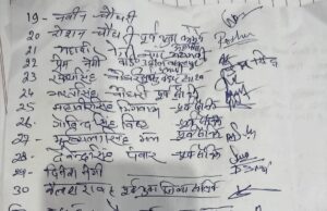 टिकट आबंटन पर नाराज कांग्रेस के 3दर्जन कार्यकर्ताओ ने पार्टी के प्राथमिक सदस्यता से दिया स्तीफा