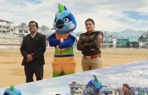 38वें राष्ट्रीय खेलों के मैसकॉट मौली पहुँचा पिथौरागढ़ स्पोर्ट्स स्टेडियम जिलाधिकारी और एसपी ने किया स्वागत