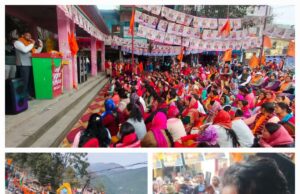 निर्दलीय प्रत्याशी सुनील पंवार की जनसभा में उमड़ा जन-सैलाब।