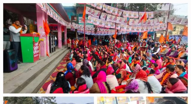 निर्दलीय प्रत्याशी सुनील पंवार की जनसभा में उमड़ा जन-सैलाब।