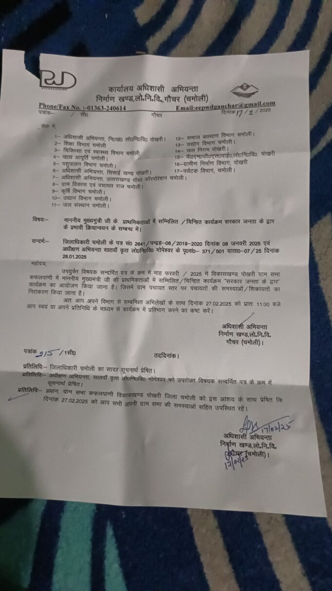 सरकार जनता के द्वार कार्यक्रम पर अधिकारी लगा रहे हें पलीता, कार्यक्रम आयोजन करने वाला विभाग नहीं पहुंचा समय पर