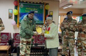 प्रथम वाहिनी भारत तिब्बत सीमा पुलिस बल सेवानिवृत्त दिवस का आयोजन