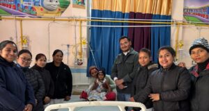 30%आग से जली 3वर्षीय बच्ची को जिला अस्पताल में मिला इलाज,परिजनों जताया आभार