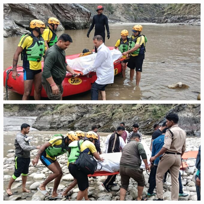 अलकनंदा में गिरी थार, 5की मौत