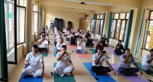 अंतरराष्ट्रीय योग दिवस के अवसर पर पुलिस अधिकारियों एवं कर्मियों ने किया योगाभ्यास