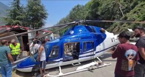 यात्रियों को केदारनाथ ले जा रहा हेलीकाप्टर दुर्घटना ग्रस्त, सभी सुरक्षित,