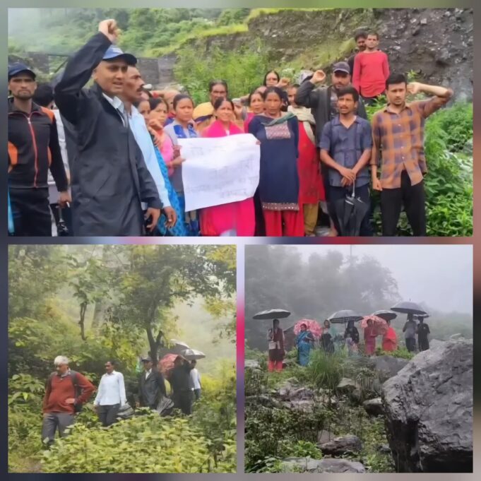 झूठे वादे और आश्वासन से दुखी ग्रामीणों ने किया पंचायत चुनाव के बहिष्कार का ऐलान
