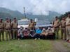 बेतालघाट ब्लॉक प्रमुख चुनाव में फायरिंग मामले में 6 गिरफ्तार, दो वाहन सीज।