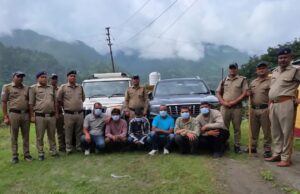 बेतालघाट ब्लॉक प्रमुख चुनाव में फायरिंग मामले में 6 गिरफ्तार, दो वाहन सीज।