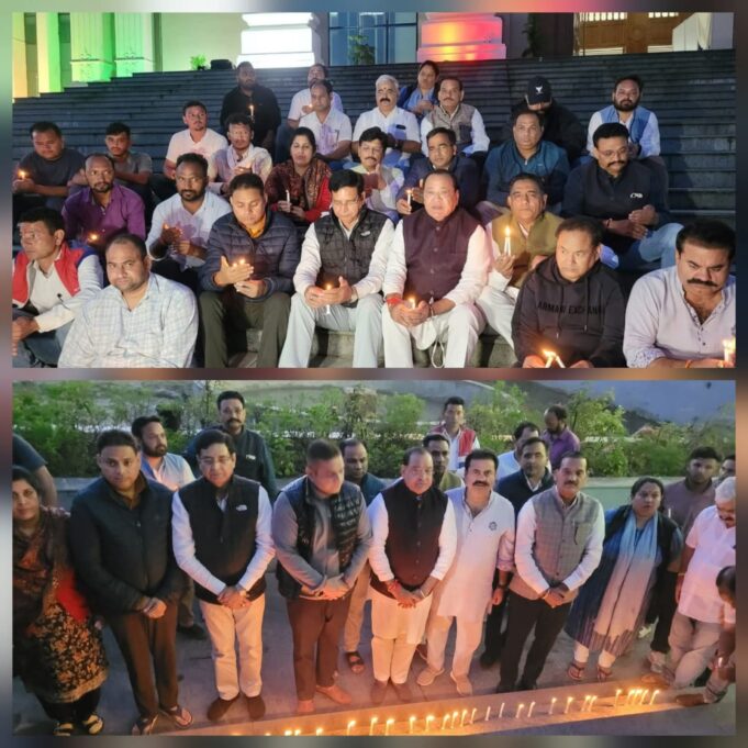 आपदा में असमय कालकलवित हुए मृतकों को कांग्रेस विधायकों ने दी श्रधांजलि