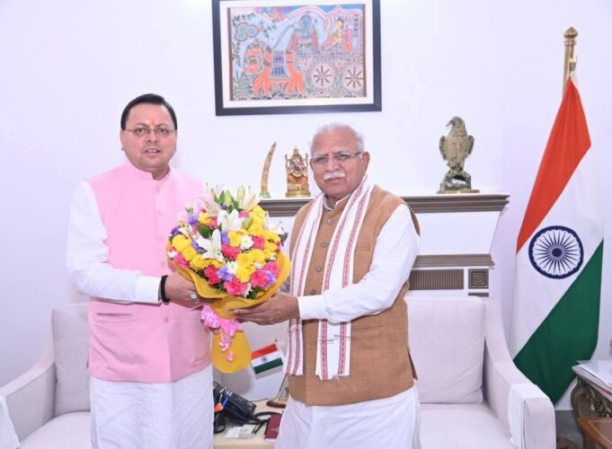 सीएम धामी ने आगामी कुम्भ 2027 मे बुनियादी सुविधाओं को देखते हुए केंद्रीय मंत्री क़ी मुलाकात