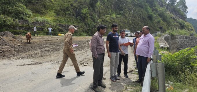 उपजिलाधिकारी ने सुधारीकरण कार्य का स्थलीय निरीक्षण कर, दिए आवश्यक दिशा निर्देश।