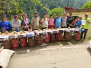 टिहरी के लाल ने पोछे नंदानगर ,कुंतरी ,धुर्मा , सेरा के अपादा प्रभावितों के आंसू