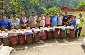 टिहरी के लाल ने पोछे नंदानगर ,कुंतरी ,धुर्मा , सेरा के अपादा प्रभावितों के आंसू