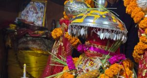 खल्ला गांव की अनसूया देवी की रथ डोली देवरा यात्रा पर निकली