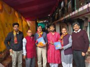 श्रीमद भागवत एक अनुशीलन पुस्तक का प्रो जे के गोदियाल ने किया विमोचन
