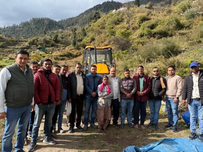 उत्तराखंड की रजत जयंती पर कलगोट को सड़क का उपहार, भूमि पूजन के साथ हुवा कार्य शुरू