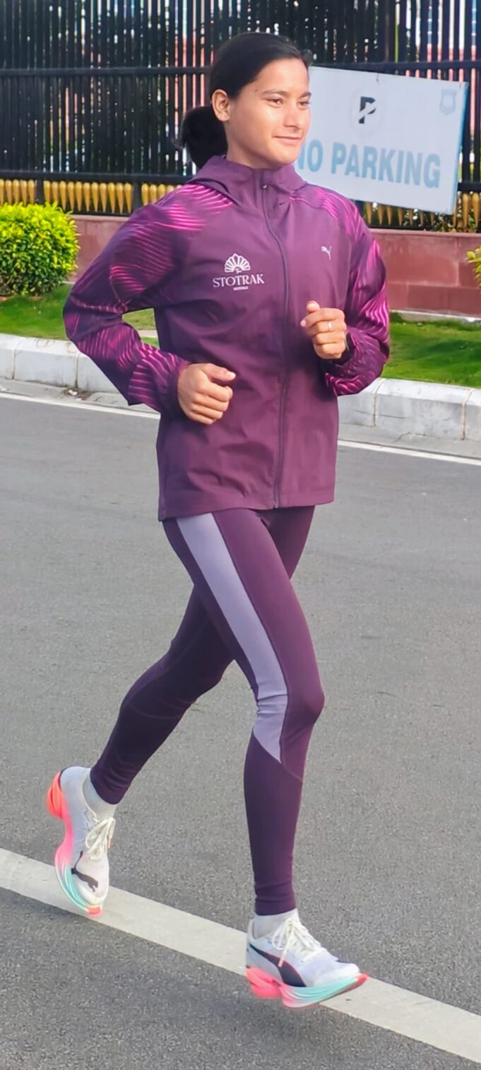 85वें ऑल इंडिया इंटर यूनिवर्सिटी एथलेटिक्स चैंपियनशिप के हाफ मैराथन में भागीरथी ने जीता गोल्ड मेडल