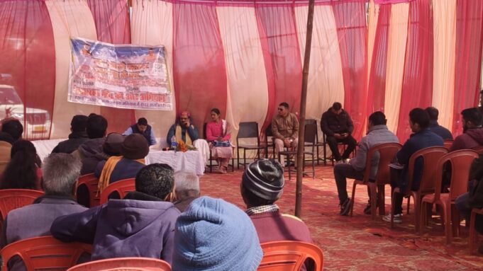 जन जन की सरकार, जन जन के द्वार कार्यक्रम के तहत नंदासैंण में बहुउद्देशीय शिविर आयोजित