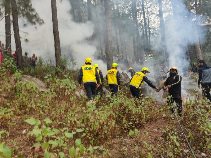 वनाग्नि नियंत्रण हेतु राज्यव्यापी मॉक ड्रिल, SDRF की टीमों ने किया प्रभावी अभ्यास