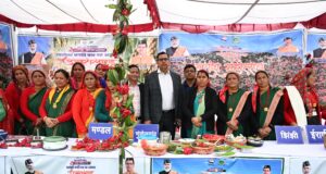 राज्य सरकार के चार साल पूर्ण होने पर आयोजित हुए कार्यक्रम